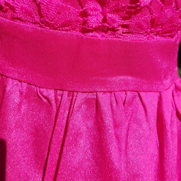 S/M/L/XL PINK LACE DRESS MINI - Picture 6 of 6